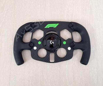 MOD Fórmula 1 con Logo F1 color verde lima para Volante Logitech G29 y G923 Ps