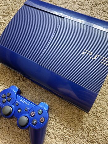 blue azure ps3 superslim 500gb for sale