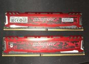 Crucial Ballistix Sport LT 16 GB (2 x 8 GB) DDR4-3200 Red / Black PC RAM