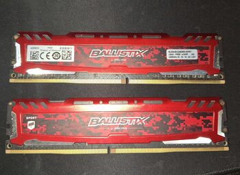 Crucial Ballistix Sport LT 16 GB (2 x 8 GB) DDR4-3200 Red / Black PC RAM