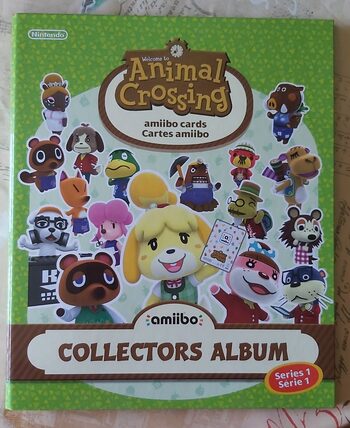 Álbum tarjetas amiibo Animal Crossing series 1