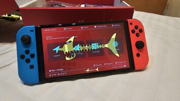 Nintendo Switch OLED, Blue & Red, 64GB