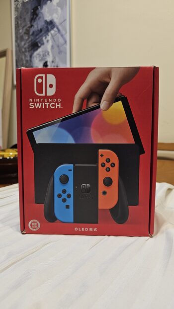 Nintendo Switch OLED, Blue & Red, 64GB for sale