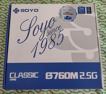 PLACA BASE MICROATX SOYO CLASSIC B760M 2,5G PARA INTEL CORE 12 Y 13 + WIN 10 PRO for sale