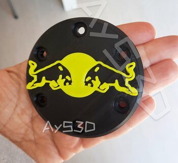 MOD F1 PERSONALIZADO con TU NOMBRE de RED BULL para Volante Logitech G29 y G923 