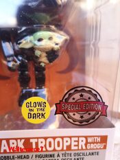 Buy Funko Pop Star Wars 488 Dark Tropper With Grogu Special Edition Glows in the Dar