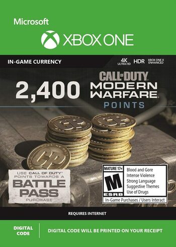 2400 Points Call of Duty: Modern Warfare Clé (Xbox One) Xbox Live GLOBAL