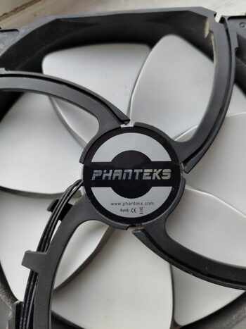 Phanteks F140XP 140 mm Black / White Single PC Case Fan