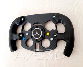 MOD F1 Fórmula 1 MERCEDES para Volante Logitech G29 y G923 de PS PlayStation 