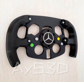 MOD F1 Fórmula 1 MERCEDES para Volante Logitech G29 y G923 de PS PlayStation 