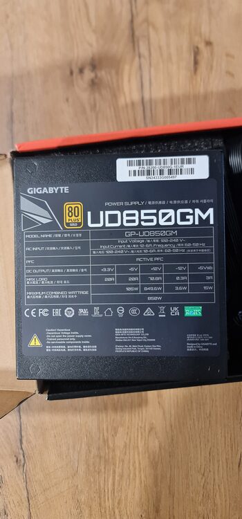 Gigabyte UD850W Gold for sale