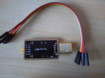 USB to TTL adapteris CH340G 3.3v 5v