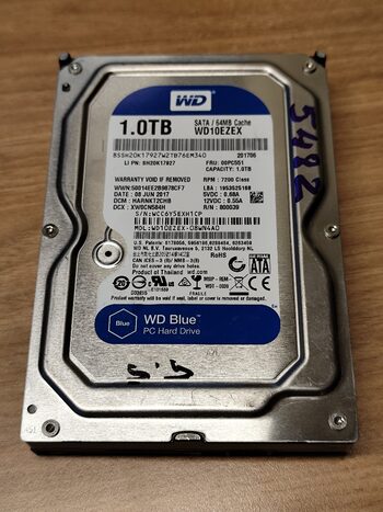 Western Digital WD Blue 1 TB HDD Storage