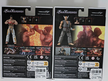 Pack set 2 figuras Kazuya y Heihachi Tekken 7 Game dimensions Bandai nuevo