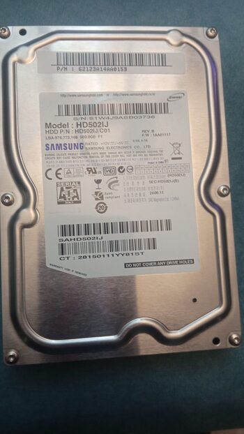 Buy 2x HD Sata (500GB + 500 GB) HDD Storage