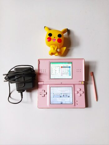 Nintendo ds lite rosa con cargador 