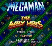 Mega Man: The Wily Wars SEGA Mega Drive