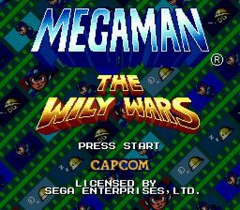 Mega Man: The Wily Wars SEGA Mega Drive