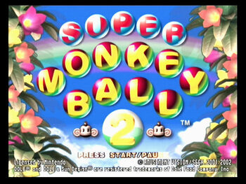 Super Monkey Ball 2 Nintendo GameCube