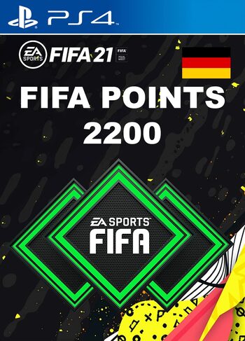 FIFA 21 - Clave 2200 FUT Points PS4 PSN GERMANY