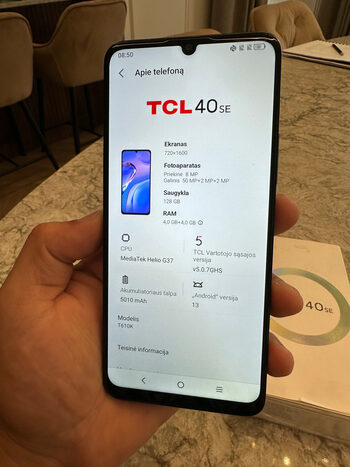 Buy TCL 40se, 8/128gb kaip naujas