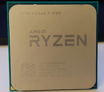 AMD Ryzen 7 1700 3.0-3.7 GHz AM4 8-Core CPU