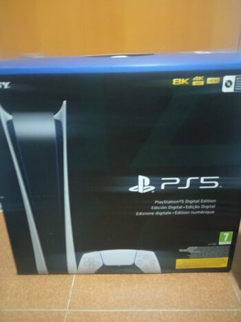 Playstation 5 Digital Edition, Black & White, 825GB for sale