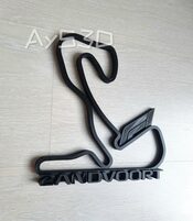 CIRCUITO ZANDVOORT decorativo de pared para tu zona gamer de Formula 1 F1