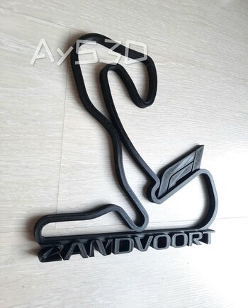 CIRCUITO ZANDVOORT decorativo de pared para tu zona gamer de Formula 1 F1