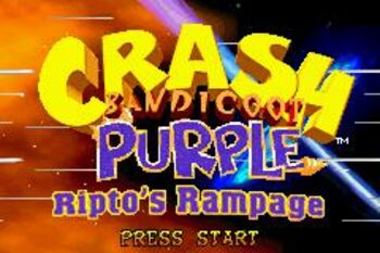 Crash Bandicoot Purple: Ripto's Rampage Game Boy Advance