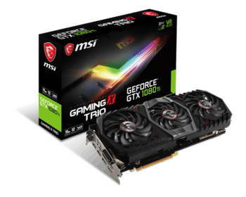 MSI GeForce GTX 1080 Ti 11 GB 1569-1683 Mhz PCIe x16 GPU