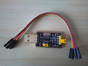 USB to TTL adapteris CH340G 3.3v 5v