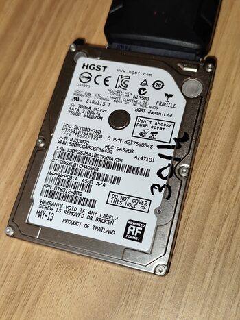 Hitachi 750 GB HDD Storage