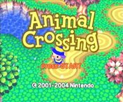 Animal Crossing Nintendo GameCube