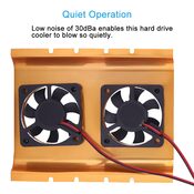 ASHATA HDD Dual Fan Cooling Cooler, 3.5 " for sale
