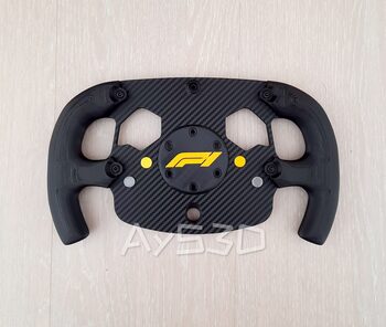 MOD F1 Formula 1 para Volante Logitech G920 de Xbox y PC LOGO F1 AMARILLO