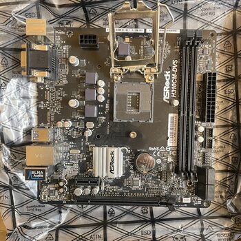 ASRock H310CM-DVS Intel H310 Micro ATX DDR4 LGA1151 1 x PCI-E x16 Slots Motherboard