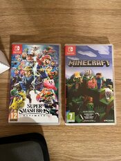 Nintendo Switch Lite, Grey, 32GB su Minecraft ir Super Smash Bros