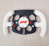 MOD F1 Formula 1 para Volante Logitech G29 y G923 de PS PlayStation y PC Blanco