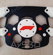 MOD F1 Formula 1 para Volante Logitech G29 y G923 de PS PlayStation y PC Blanco for sale