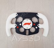 MOD F1 Formula 1 para Volante Logitech G29 y G923 de PS PlayStation y PC Blanco