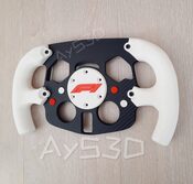 MOD F1 Formula 1 para Volante Logitech G29 y G923 de PS PlayStation y PC Blanco