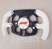 MOD F1 Formula 1 para Volante Logitech G29 y G923 de PS PlayStation y PC Blanco