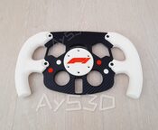 MOD F1 Formula 1 para Volante Logitech G29 y G923 de PS PlayStation y PC Blanco