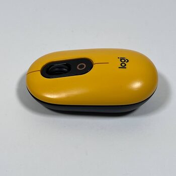 Get Logitech POP Wireless Mouse with Emoji Button Function - Blast Yellow