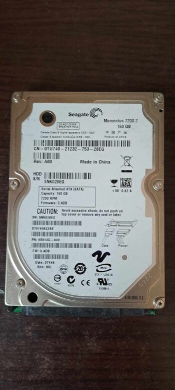 Seagate 160 GB HDD Storage