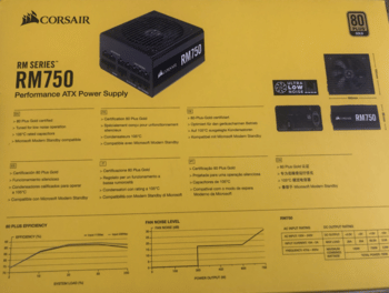 Buy Corsair RM750 (2019) ATX 750 W 80+ Gold Modular PSU
