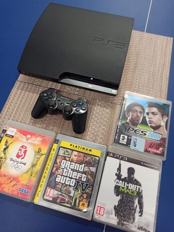 PlayStation 3 Slim, Black, 320GB