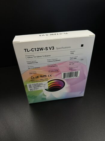 Thermalright TL-C12W-S V3 120mm Aušintuvai