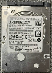 Toshiba 500 GB HDD Storage